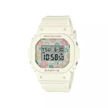 CASIO Женские часы BABY-G белого цвета BGD-565RP-7PR