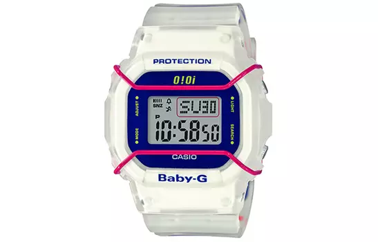 CASIO Женские часы BABY-G белого цвета BGD-560SC-7