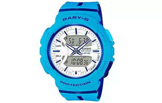CASIO Женские часы BABY-G белого цвета BGA-240L-2A2DR
