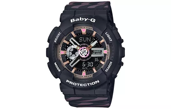 CASIO Женские часы BABY-G Black Watch BA-110CH-1A