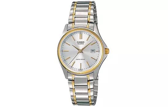 CASIO Женские часы Standard Series 26 мм, белые, LTP-1183G-7A