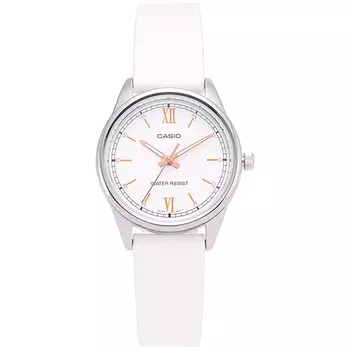 CASIO Женские часы Standard Series 28,2 мм белого цвета