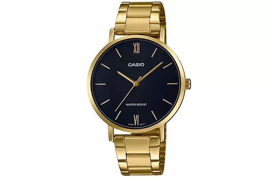 CASIO Женские часы Standard Series Black Watch LTP-VT01G-1B