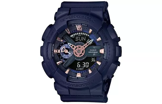 CASIO Женские черные часы GMA-S110CM-2A