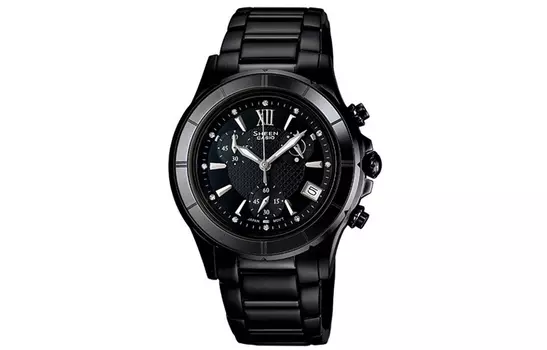 CASIO Женские черные часы SHEEN SHE-5516BD-1A