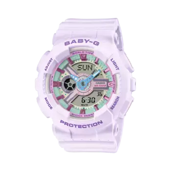 CASIO Женские фиолетовые часы BABY-G BA-110XPM-6APR