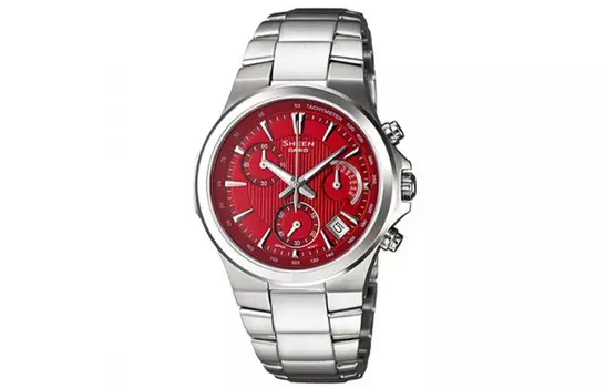 CASIO Женские красные часы SHEEN SHE-5019D-4ADR