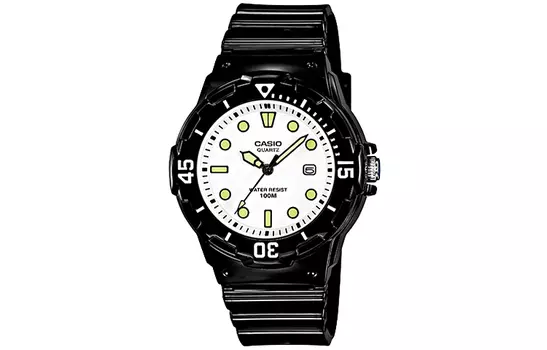CASIO Женские молодежные часы 34,2 мм белого цвета LRW-200H-7E1