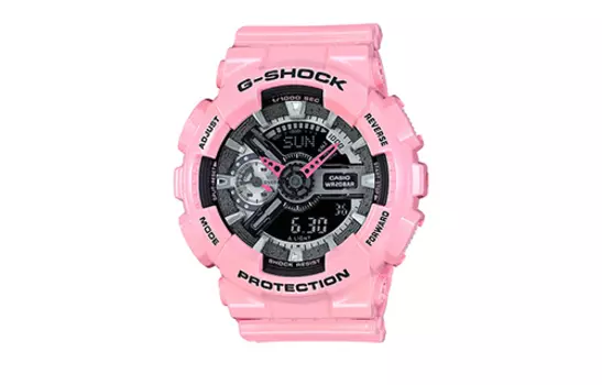 CASIO Женские молодежные черные часы GMA-S110MP-4A2