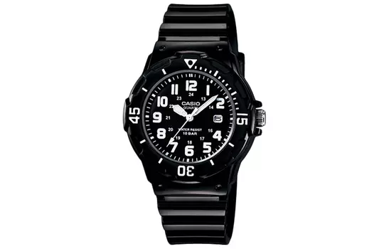 CASIO Женские молодежные черные часы LRW-200H-1B