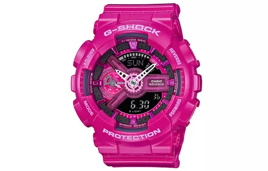 CASIO Женские молодежные розовые часы GMA-S110MP-4A3