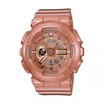CASIO Женские розовые часы BABY-G BA-111-4A