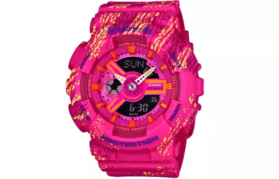 CASIO Женские розовые часы BABY-G BA-110TX-4A