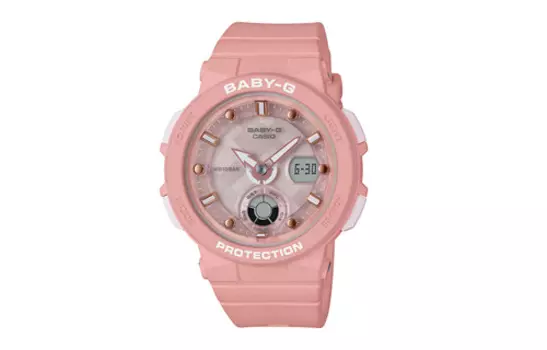 CASIO Женские розовые часы BABY-G BGA-250-4APR