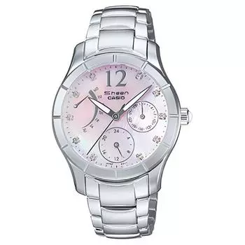 CASIO Женские розовые часы SHEEN SHN-3014DP-4A