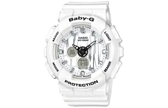 CASIO Женские серебряные часы BABY-G BA-120SP-7A