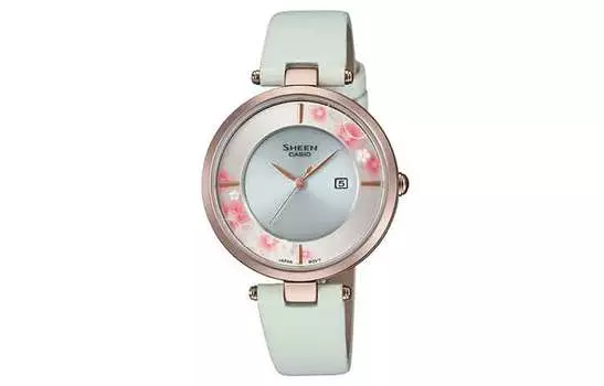 CASIO Женские серебряные часы SHEEN