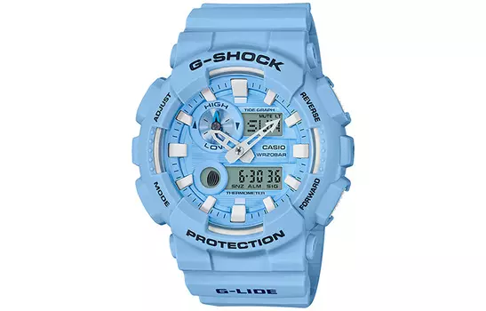 CASIO Женские синие часы GAX-100CSA-2A