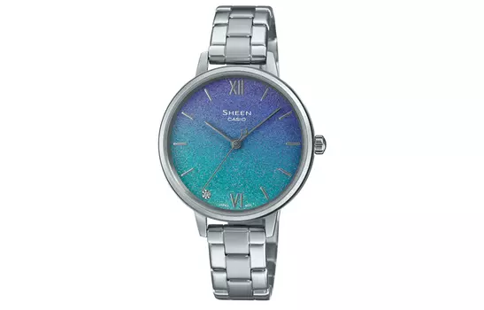 CASIO Женские синие часы SHEEN SHE-4548D-2A