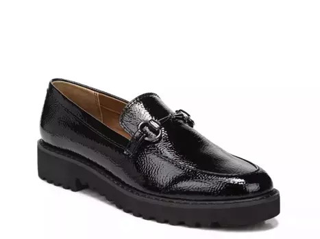 Cason Лоферы Franco Sarto, Black Patent Synthetic