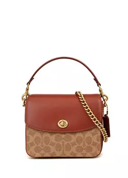 Cassie 19 тан бежевая женская сумка через плечо Coach
