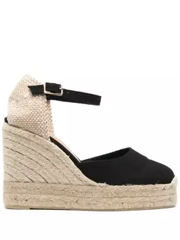 Castaer босоножки Carol 115 на танкетке, черный