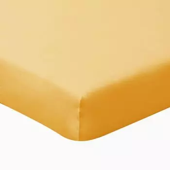 Castell 77113 простыня из эластичного джерси по стандарту 100 от 180 x 200 см до 200 x 200 см, желтая., желтый