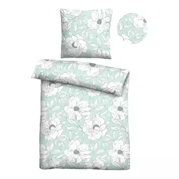 Castell - фирменное постельное белье «0301105», комфортно теплое, терморегулирующее, 100% хлопок, легкое в уходе Castell - Markenbettwsche, цвет ciel