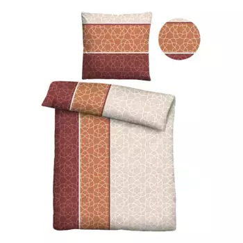 Castell - фирменное постельное белье «0301109», комфортно теплое, терморегулирующее, 100% хлопок, легкое в уходе Castell - Markenbettwsche, цвет burgund