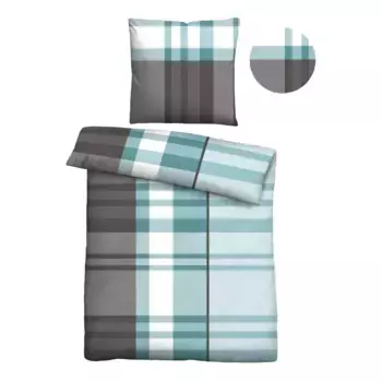 Castell - фирменное постельное белье «0350355», поликоттон, комфортно теплое, простое в уходе, дышащее, на молнии Castell - Markenbettwsche, цвет trkis