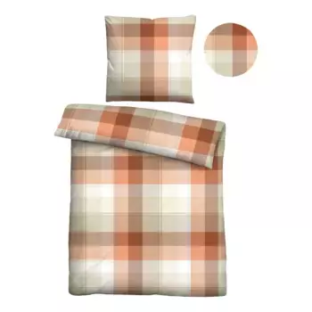 Castell - фирменное постельное белье «0351103», поликоттон, комфортно теплое, простое в уходе, дышащее, на молнии Castell - Markenbettwsche, цвет nektarine