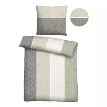 Castell - фирменное постельное белье «0351108», поликоттон, комфортно теплое, простое в уходе, дышащее, на молнии Castell - Markenbettwsche, цвет pistaziengrn