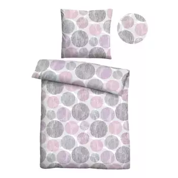 Castell - фирменное постельное белье «0360445», абсолютно пушистое, мягкое + комфортно теплое, 100% полиэстер, на молнии Castell - Markenbettwsche, цвет brombeer