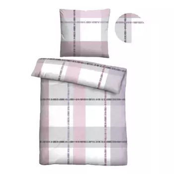 Castell - фирменное постельное белье «0380746», Nicki, приятный+пушистый, с регулировкой температуры, без глажки, на молнии Castell - Markenbettwsche, цвет viola