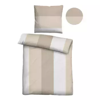 Castell - фирменное постельное белье «0601101», тонкий блеск + мягкость на ощупь, легкое в уходе, можно использовать круглый год, молния Castell - Markenbettwsche, серо-коричневый