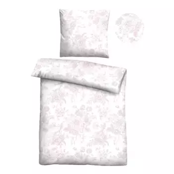 Castell - фирменное постельное белье «0601101», тонкий блеск + мягкость на ощупь, легкое в уходе, можно использовать круглый год, молния Castell - Markenbettwsche, цвет rose