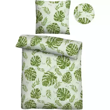 Castell - фирменное постельное белье «Элиза», дышащее + терморегулирующее, 100% хлопок, молния Castell - Markenbettwsche, цвет fichte