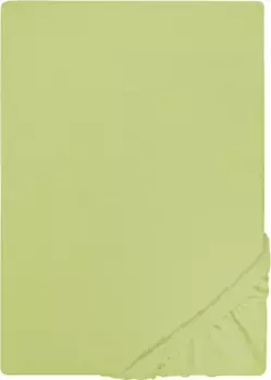 Castell — фирменное постельное белье на подкладке" "Джерси" в размер. 90х200 Castell - Markenbettwsche 90-100х190-200 см, 1 шт., фисташковый