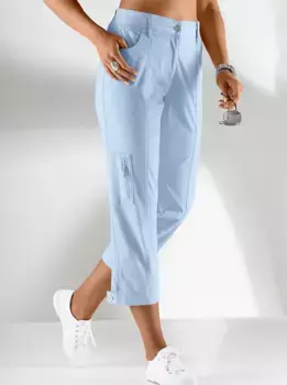 Casual Looks эластичные брюки, голубой
