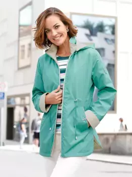Casual Looks Анорак, с капюшоном, цвет Salbei