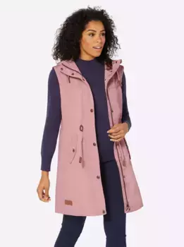 Casual Looks Анорак, с капюшоном, розовый