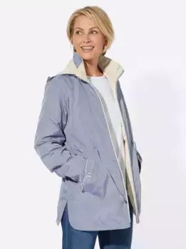 Casual Looks Анорак, с капюшоном, синий