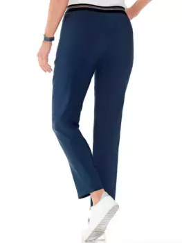 Casual Looks Брюки без застежки, синий
