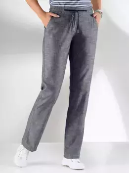 Casual Looks: брюки буткат, цвет морской волны