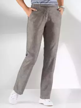 Casual Looks: брюки буткат, коричневый