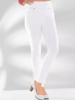 Casual Looks Брюки с 5 карманами, белый
