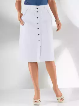 Casual Looks Джинсовая юбка, белый
