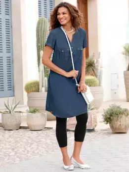 Casual Looks Джинсовое платье "Джинсовое платье", синий