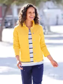 Casual Looks Джинсовый пиджак "Джинсовая куртка", желтый