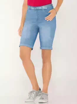 Casual Looks Джинсы-бермуды (1 шт.), цвет Blue-Bleached